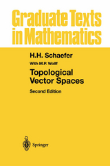 Topological Vector Spaces - Schaefer, H.H.