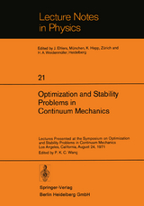 Optimization and Stability Problems in Continuum Mechanics - 