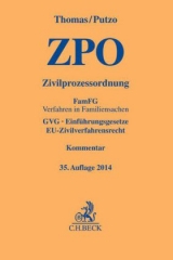 Zivilprozessordnung - Thomas, Heinz; Putzo, Hans; Reichold, Klaus; Hüßtege, Rainer; Seiler, Christian