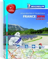 France 2014 Laminated A4 Spiral Atlas - 