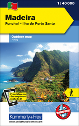 Madeira Outdoorkarte Portugal Funchal, Ilha do Porto Santo 1:40 000 - 