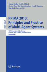 PRIMA 2013: Principles and Practice of Multi-Agent Systems - 