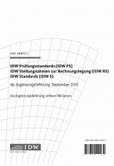 IDW Prüfungsstandards (IDW PS) IDW Stellungnahmen zur Rechnungslegung (IDW RS) - 