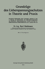 Grundzüge des Ueberspannungsschutzes in Theorie und Praxis - Karl Kuhlmann