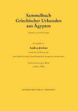 Sammelbuch griechischer Urkunden aus Ägypten - 