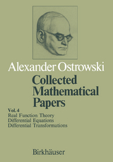 Collected Mathematical Papers - A. Ostrowski