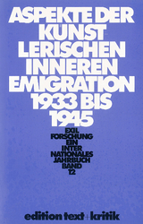 Aspekte der künstlerischen Inneren Emigration 1933-1945 - 