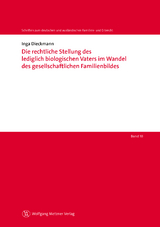 Die rechtliche Stellung des lediglich biologischen Vaters im Wandel des gesellschaftlichen Familienbildes - Inga Dieckmann