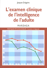 L''examen clinique de l''intelligence de l''adulte -  Jacques Gregoire