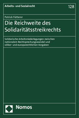 Die Reichweite des Solidaritätsstreikrechts - Patrick Fütterer