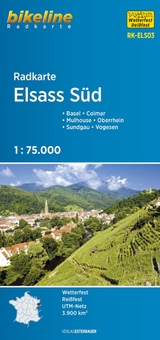 Radkarte Elsass Süd - Esterbauer Verlag