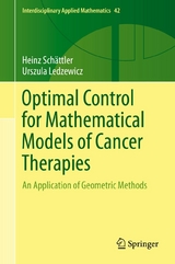 Optimal Control for Mathematical Models of Cancer Therapies - Heinz Schättler, Urszula Ledzewicz