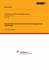 Das Georadarsystem. Physikalische Anwendungen in der Archäologie -  Pascal Wodtke