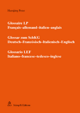 Glossaire LP - Glossar zum SchKG - Glossario LEF - 