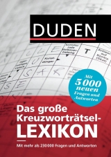 Duden - Das große Kreuzworträtsel-Lexikon - Dudenredaktion