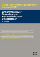 Paket Steuerveranlagungsbücher Kompakt 2013 - Thomas Arndt, Uwe Perbey, Markus Deutsch, Annette Lähn