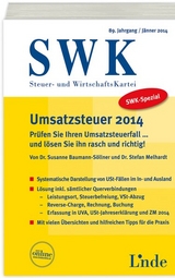 SWK-Spezial Umsatzsteuer 2014 - Baumann-Söllner, Susanne; Melhardt, Stefan