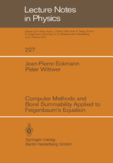 Computer Methods and Borel Summability Applied to Feigenbaum’s Equation - Jean-Pierre Eckmann, Peter Wittwer