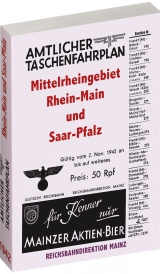 Amtlicher Taschenfahrplan der Reichsbahndirektion MAINZ - Jahresfahrplan 1942. - 