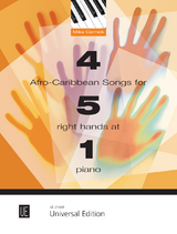 4 Afro-Caribbean Songs for 5 Right Hands at 1 Piano für 5 rechte Hände an einem Klavier - 