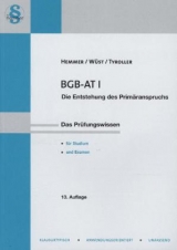 BGB AT I - Karl-Edmund Hemmer, Achim Wüst, Michael Tyroller