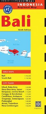 Bali Travel Map Ninth Edition - Periplus Editions