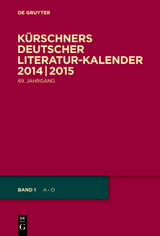 Kürschners Deutscher Literatur-Kalender auf das Jahr ... / 2014/2015 - Kürschner, Joseph