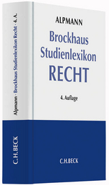 Brockhaus Studienlexikon Recht - Alpmann, Josef A.; Krüger, Rolf; Wüstenbecker, Horst