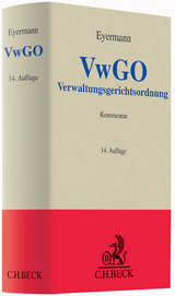 Verwaltungsgerichtsordnung - Erich Eyermann, Ludwig Fröhler