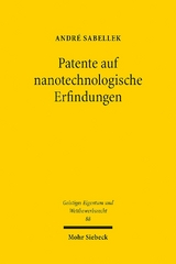 Patente auf nanotechnologische Erfindungen - André Sabellek