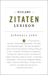 Reclams Zitaten-Lexikon - Johannes John