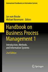 Handbook on Business Process Management 1 - Vom Brocke, Jan; Rosemann, Michael