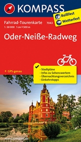 Fahrrad-Tourenkarte Oder-Neiße-Radweg - 