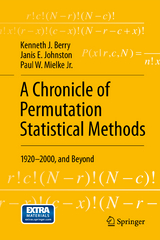 A Chronicle of Permutation Statistical Methods - Kenneth J. Berry, Janis E. Johnston, Paul W. Mielke Jr.