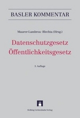 Datenschutzgesetz / Öffentlichkeitsgesetz - 