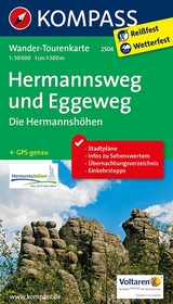 Hermannsweg und Eggeweg, Die Hermannshöhen - 