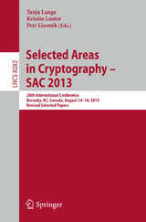 Selected Areas in Cryptography -- SAC 2013 - 