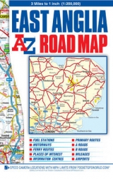 East Anglia Road Map - Geographers' A-Z Map Company