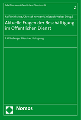 Aktuelle Fragen der Beschäftigung im Öffentlichen Dienst - 