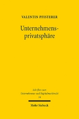 Unternehmensprivatsphäre - Valentin Pfisterer