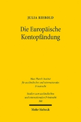 Die Europäische Kontopfändung - Julia Riebold