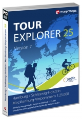 TOUR Explorer 25 Hamburg / Schleswig-Holstein / Mecklenburg-Vorpommern Version 7.0, DVD-ROMs - 