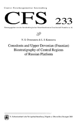 Conodonts and Upper Devonian (Frasnian) Biostratigraphy of Central Regions of Russian Platform - N S Ovnatanova, L I Kononova