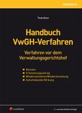 Handbuch VwGH-Verfahren - Benjamin Twardosz