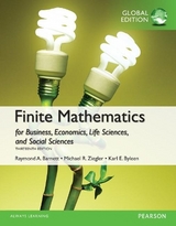 Finite Mathematics for Business, Economics, Life Sciences and Social Sciences, Global Edition - Barnett, Raymond; Ziegler, Michael; Byleen, Karl