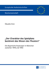 «Der Charakter des Spielplans bestimmt das Wesen des Theaters» - Claudia Irion-Senge