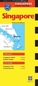 Singapore Travel Map Thirteenth Edition - Periplus Editors