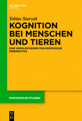 Kognition bei Menschen und Tieren - Tobias Starzak