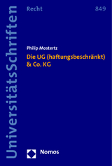 Die UG (haftungsbeschränkt) & Co. KG - Philip Mostertz