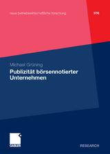 Publizität börsennotierter Unternehmen - Michael Grüning